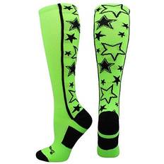 MadSportsStuff Crazy Socks - Neon Green/Black
