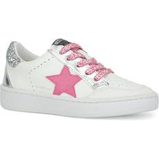 Vintage Havana Kid's Alaia Embellished Star Sneakers - White Pink