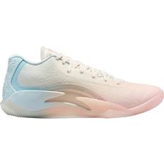 Pink - Unisex Basketball Shoes Nike Zion 3 Rising - Bleached Coral/Pale Ivory/Glacier Blue/Crimson Tint