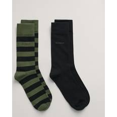 Gant Men Socks Gant Men 2-Pack Barstriped & Solid Socks 40-42