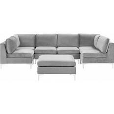 Beliani Evja Grey Sofa 300cm 6-Sitzer