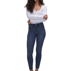 Good American Good Legs Skinny Cropped Jeans - Blue835