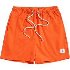 Shein Men - XXL Pants & Shorts Shein Manfinity Hypemode Loose Fit Men's Drawstring Waist Shorts With Letter Patch Detail