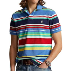 Polo Ralph Lauren Men - XXL T-shirts & Tank Tops Polo Ralph Lauren Classic Fit Striped Mesh Polo Shirt - Blue Mu