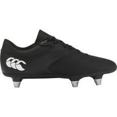 Canterbury Kid's Phoenix Raze Soft Ground Rugby Boots - Black/White