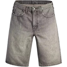 Denim Shorts - Men Levi's 469 Loose 12" Mens's Shorts - A Look Back/Grey