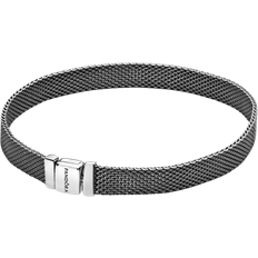 Pandora Reflexions Mesh Bracelet - Silver/Black