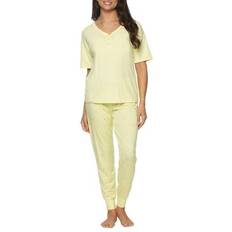 Women - Yellow Pajamas Felina Jessie Henley Pajamas