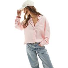 Lacoste Blusen Lacoste – Oversize-Hemd in Rosa