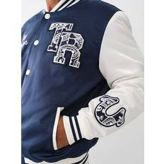 Jackets on sale True Religion Souvenir Satin Snap-up Varsity Jacket