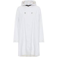 White - Women Rain Clothes Ilse Jacobsen Hooded Raincoat