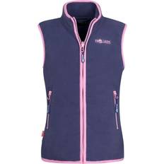 Trainingsbekleidung Fleece-Bekleidung Trollkids Kid's Arendal Vest - Violet Blue/Wild Rose