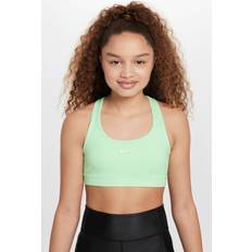 Bralettes Children's Clothing Nike Girls' Dri-FIT Swoosh Sports Bra Vapor Green/White