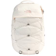 The North Face Borealis Luxe Backpack - Gardenia White/Burnt Coral Metallic