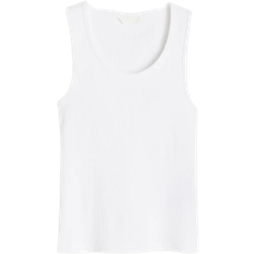 H&M Ribbed Tank Top - White