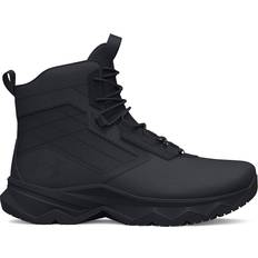 Black - Men Ankle Boots Under Armour Stellar G2 6" Side Zip Tactical M - BlackPitch Gray