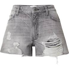 Damen - L - W30 Shorts Weekday Duchess Sorte lavtaljede baggy denimshorts-Black