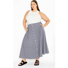 City Chic Blue - Women Skirts City Chic SKIRT SKYLIGHT Navy/White