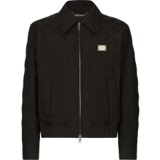 Dolce & Gabbana Polyester Outerwear Dolce & Gabbana Quilted Jacket - Black