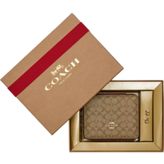 Brown Jewelry Sets Coach Boxed Jewelry Box And Earrings Set In Signature - Gold/Khaki