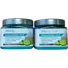 SpaScriptions Hyaluronic Acid Exfoliating Body Scrub 600g 2-pack
