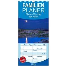 Calvendo Family Planner Blue Wonder of Nature Wall Calendar 2025