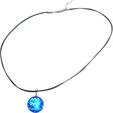 Shldybc Luminous Zodiac Design Necklace - Silver/Black/Blue