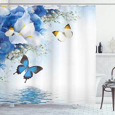 Ambesonne Floral shower curtain wild flowers