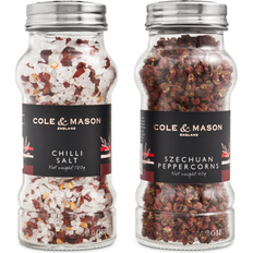Gray Spice Mills Cole & Mason Aromatic Gift Pepper Mill, Salt Mill 2pcs