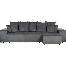 Beliani Modern Luspa Dark Grey Sofa 294cm 3-Sitzer