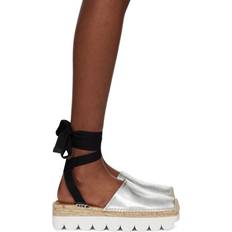 Silbrig Espadrilles Marni Silver Platform Espadrilles