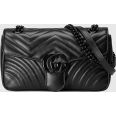 Gucci Women Handbags Gucci GG Marmont Small Shoulder Bag, Black