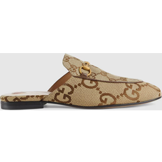 Gucci Beige - Women Slippers & Sandals Gucci Women's Jumbo GG Princetown Slipper, Beige