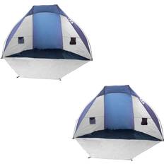 Camping & Outdoor Tahoe Gear Cruz Bay Summer Sun Shelter and Beach Shade Tent 2pcs