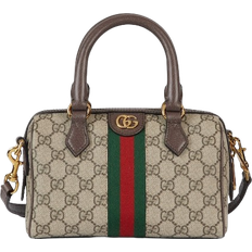 Gucci Ophidia GG Mini Top Handle Bag - Beige