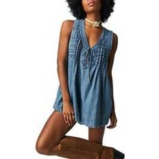 Free People Women's Webster Romper - Falling Rain Wash