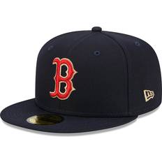 New Era MLB Boston Rot Sox Laurel Sidepatch 59fifty Cap