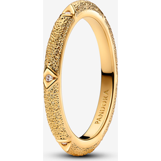Pandora ME Texture & Stones Ring - Gold/Transparent
