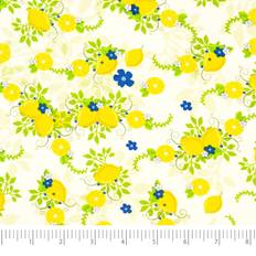 Fabrics Singer Print Premium Fabrics White