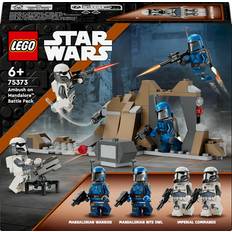 Leker Lego Star Wars the Mandalorian Ambush on Mandalore Battle Pack 75373