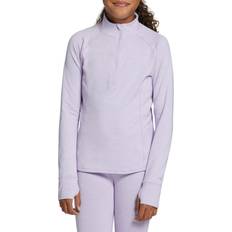 Purple Knitted Sweaters Children's Clothing DSG Girls' Cold Weather 1/4 Zip Pullover, Medium, Lavender Daydream