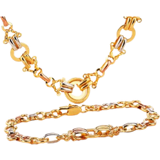 BlackBeauty Bracelet Jewelery Set - Gold