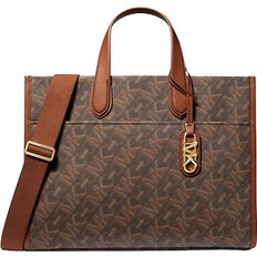 Michael Kors Gigi Large Empire Signature Logo Tote Bag - Brown/Luggage