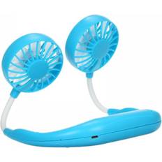 Etoshopy 3 Speeds Neckband Lazy Fan