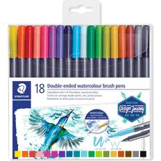 Pinselstifte Staedtler Double Ended Watercolour Brush Pen 18-pack
