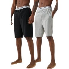 Herren Bekleidung boohooMAN Men Tall Loungewear Shorts Multi 2 pack - Multi