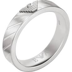Edelstahl - Herren Ringe Emporio Armani Ring - Silver