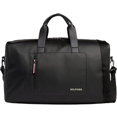 Tommy Hilfiger Weekend Bags Tommy Hilfiger Pique Textured Medium Duffel Bag - Black