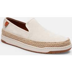 Coach Low Shoes Coach Miles Espadrille In Signature Jacquard Chalk