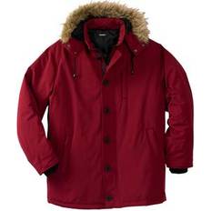 Men - Red Coats KingSize Big & Tall Arctic Down Parka With Detachable Hood And Insulated Cuffs Rich burgundy 6XLT